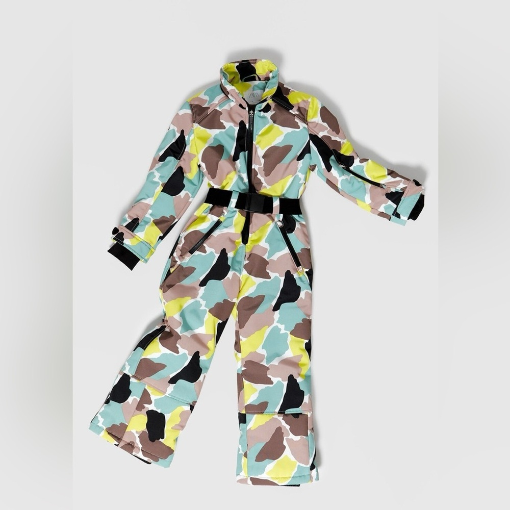 ZARA KIDS GIRL WATER REPELLENT PADDED SNOW JUMPSUIT SZ 7